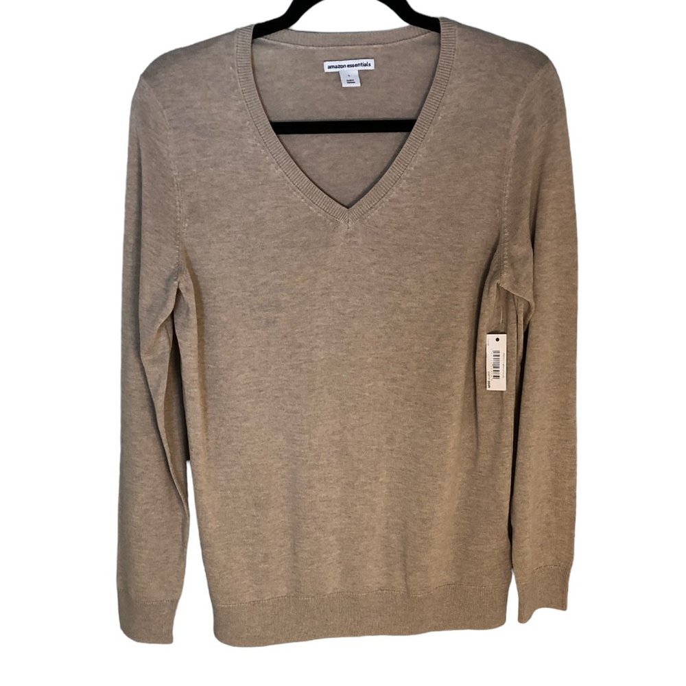 Lightweight Long-Sleeve V-Neck Sweater